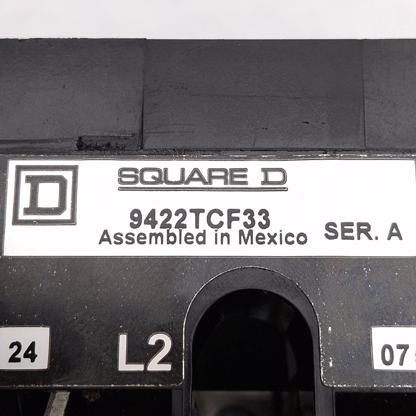 Used Square D 9422TCF33 Fusible Disconnect Switch, 3-Pole, 30A 600V, R/K/J/H Fuse