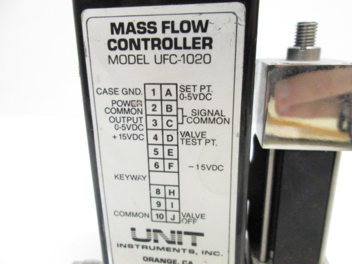 Unit Instruments Unit Instruments UFC-1020 Mass Flow Controller 500 SCCM N2 – Next Day ...