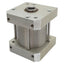 Used Bimba FS-311.5 Flat-1 Square Pneumatic Cylinder, ø2" Bore, 3.5" Stroke, 1/8" NPT