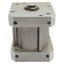 Used Bimba FS-311.5 Flat-1 Square Pneumatic Cylinder, ø2" Bore, 3.5" Stroke, 1/8" NPT