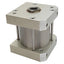 Used Bimba FS-311.5 Flat-1 Square Pneumatic Cylinder, ø2" Bore, 3.5" Stroke, 1/8" NPT