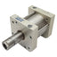Used Bimba FS-311.5 Flat-1 Square Pneumatic Cylinder, ø2" Bore, 3.5" Stroke, 1/8" NPT