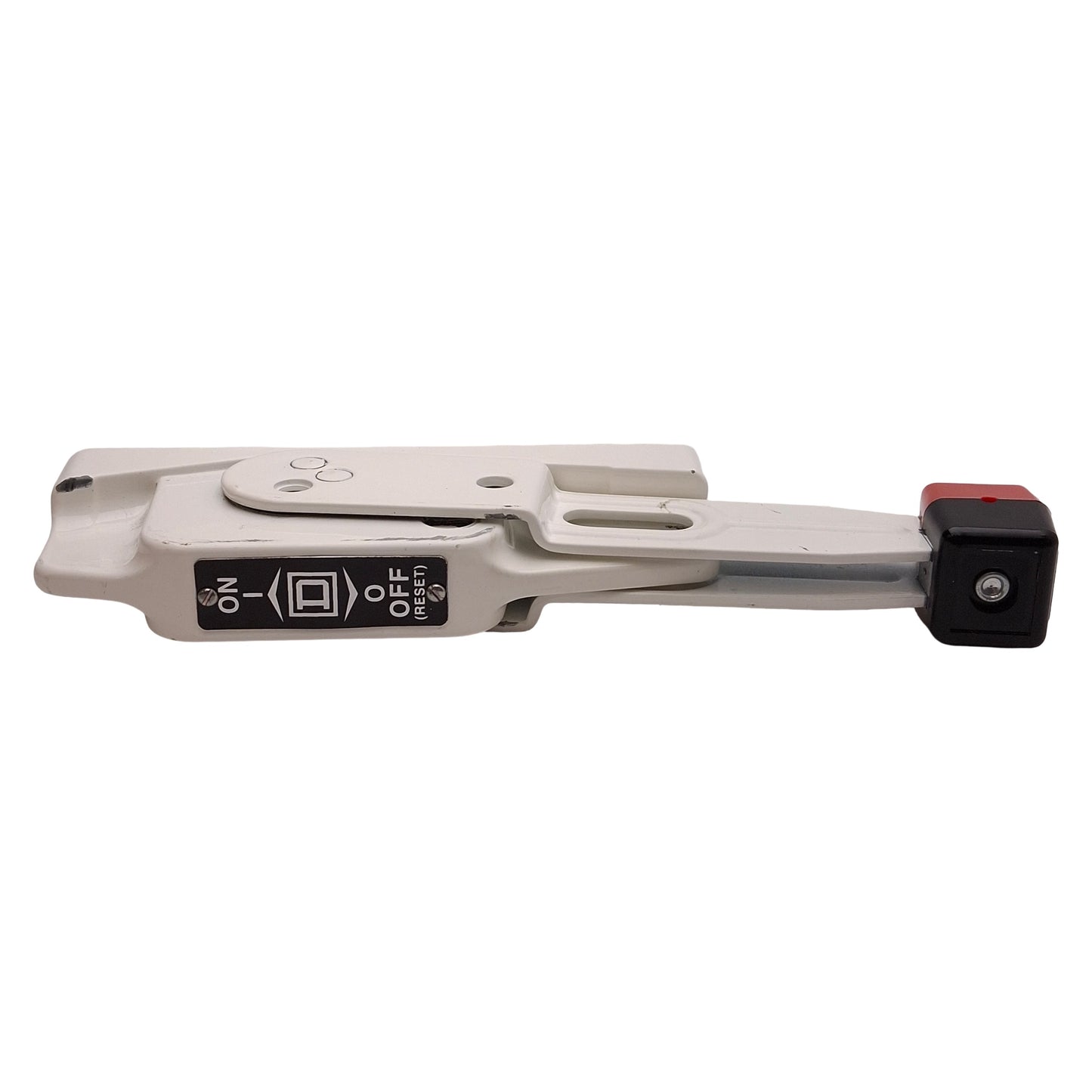 Used Square D 9422A1 Operating Mechanism, 6in Handle, Flange Mounted, Variable Depth