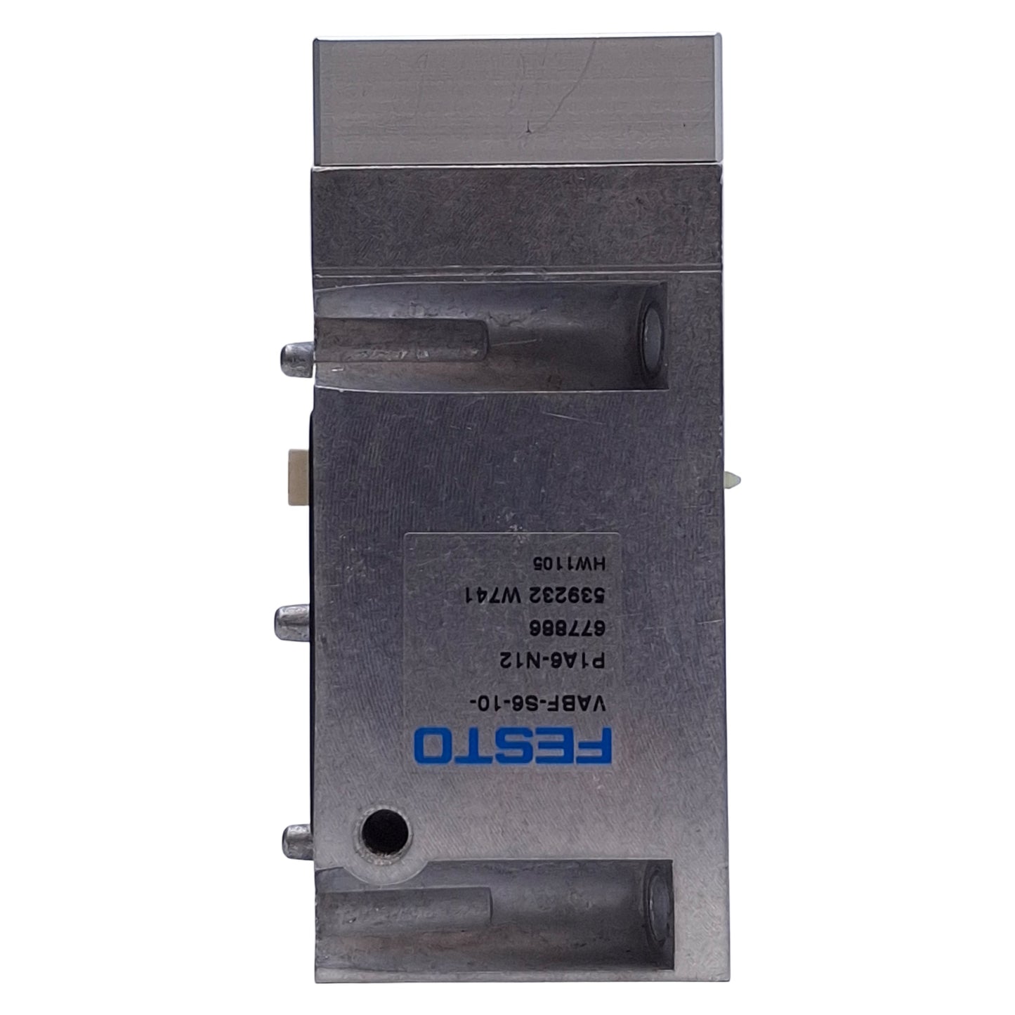 Used Festo VABF-S6-1-P1A6-N12 539232 Supply Plate 1/2" NPT Thread, 3x Ports