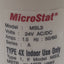 Used Federal Signal MSL3-024 MicroStat Status Indicator, Clear/Red/Blue, 24VAC/VDC