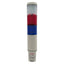 Used Federal Signal MSL3-024 MicroStat Status Indicator, Clear/Red/Blue, 24VAC/VDC