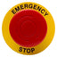 Used Idec HW1B-V4P02R E-Stop Pushbutton, Pushlock Turn Reset, 2NC, ø40mm, 10A 600V