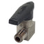 Used Swagelok SS-43M4-S4 316 Stainless Ball Valve, 1/4in NPT x 1/4in Tube Fitting