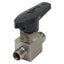 Used Swagelok SS-43M4-S4 316 Stainless Ball Valve, 1/4in NPT x 1/4in Tube Fitting