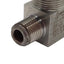 Used Swagelok SS-43M4-S4 316 Stainless Ball Valve, 1/4in NPT x 1/4in Tube Fitting