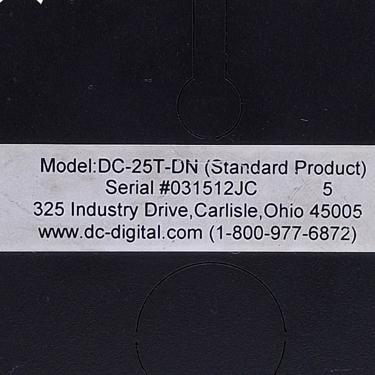 Used DC Digital DC-25T-DN LED Digital Countdown Timer 4 Digit, 2.3in, 90-240VAC