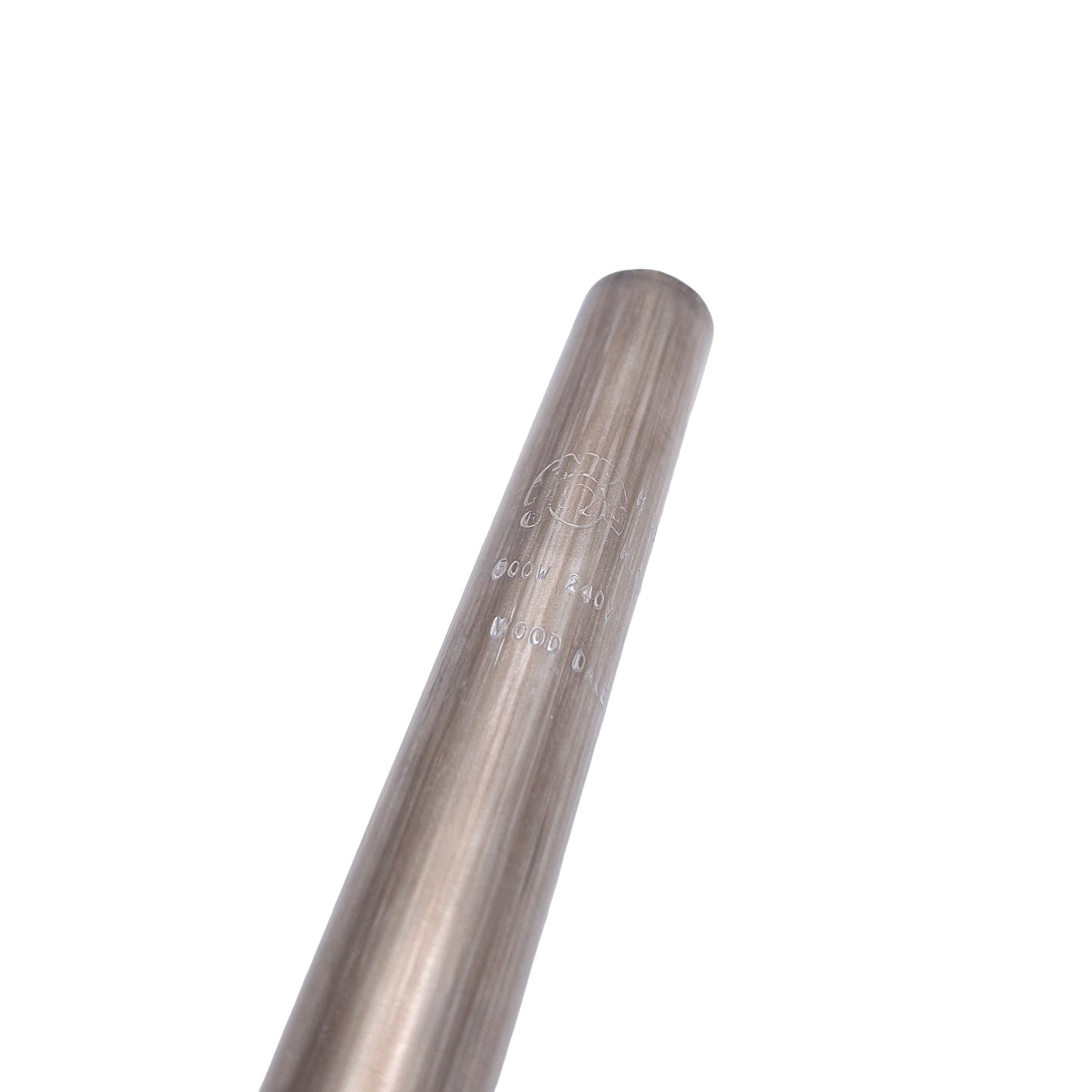 Used Tempco HDC13165 Cartridge Heater, ø5/8in x 18in, 240VAC, 500W, 8-32 Terminals