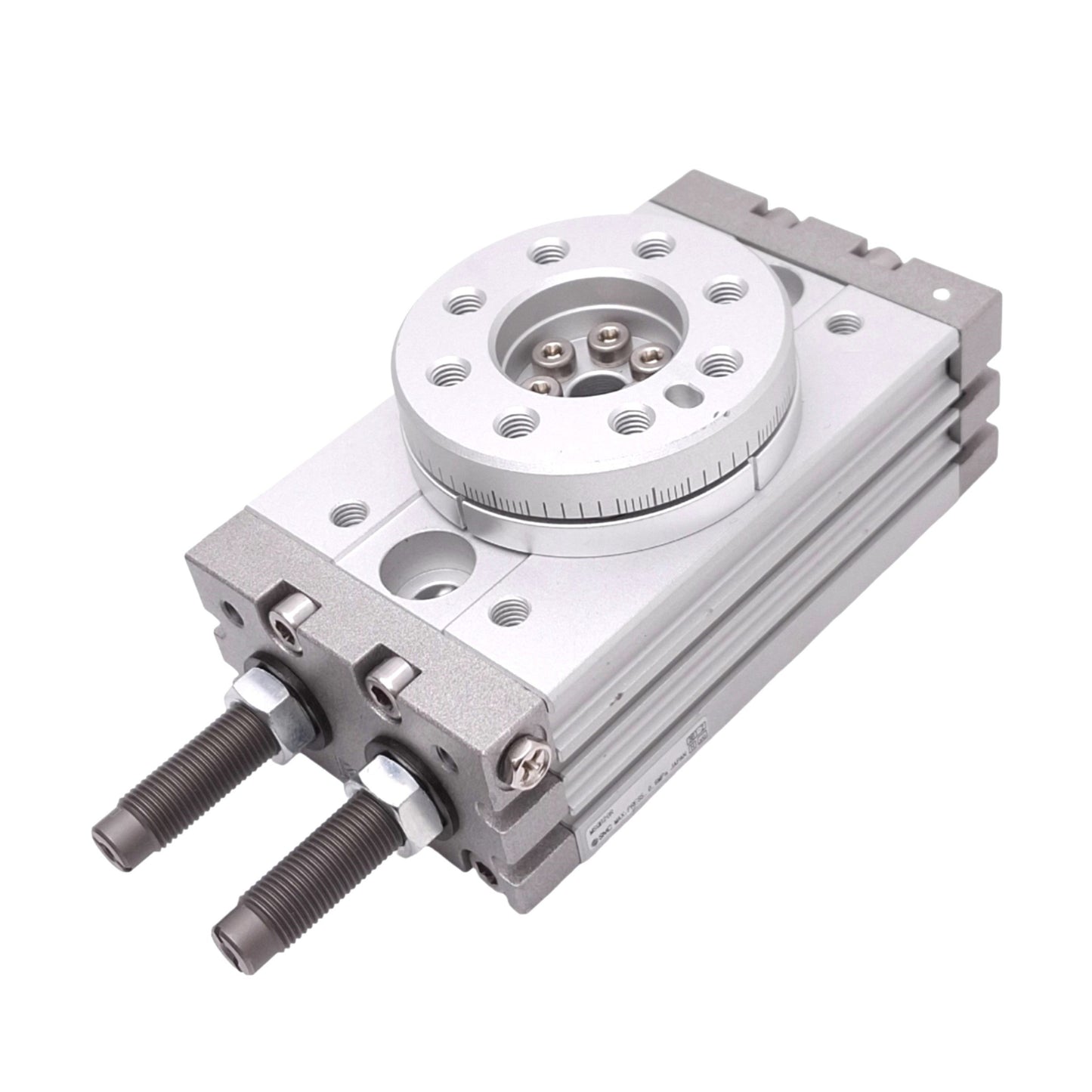 Used SMC MSQB20R Rotary Cylinder, 20mm Bore, 0-190° Range, 3.66Nm 0.6MPa Max, M5