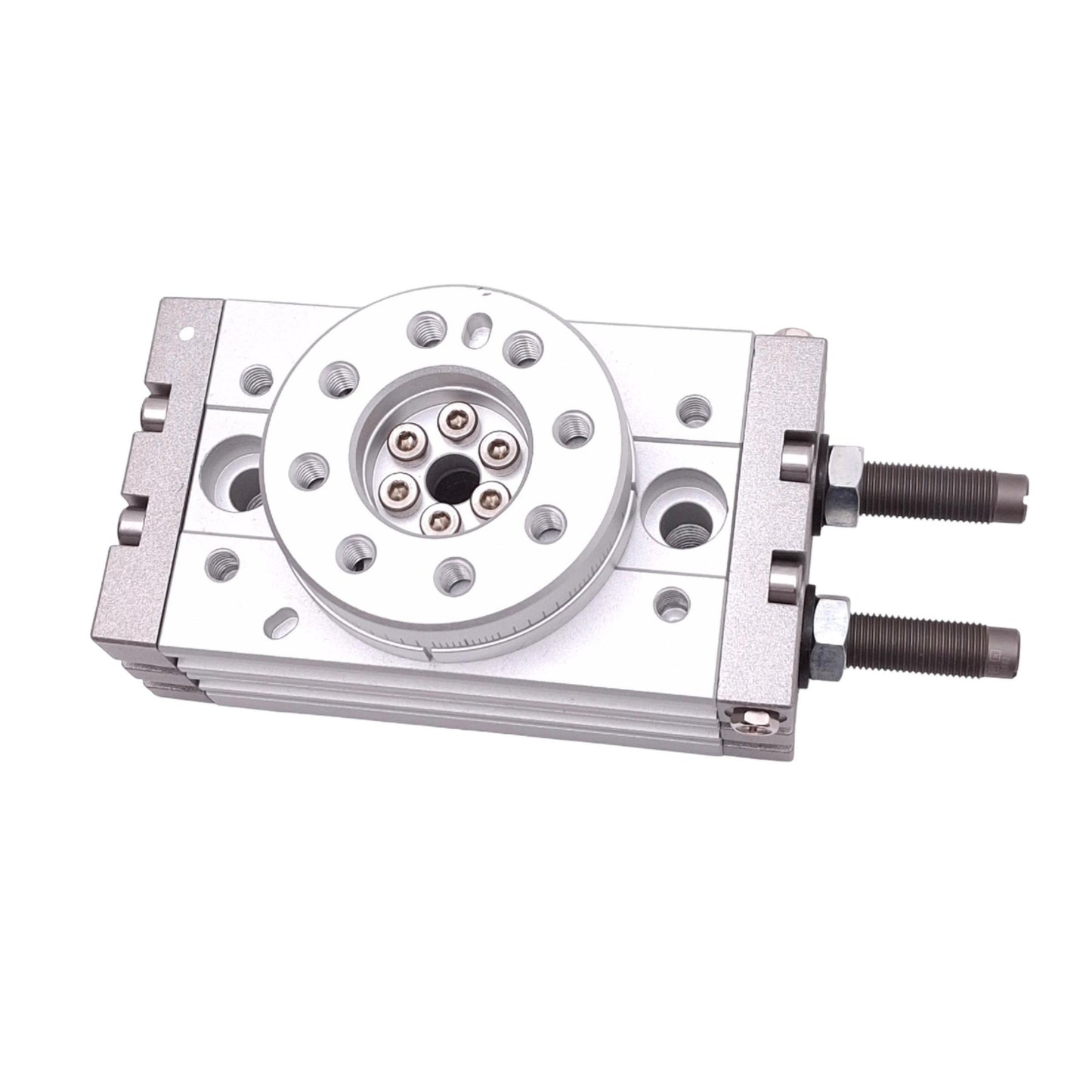 Used SMC MSQB20R Rotary Cylinder, 20mm Bore, 0-190° Range, 3.66Nm 0.6MPa Max, M5