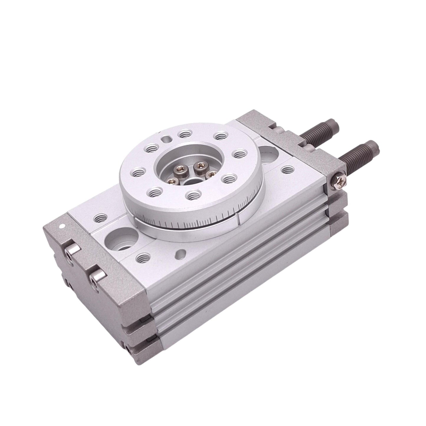 Used SMC MSQB20R Rotary Cylinder, 20mm Bore, 0-190° Range, 3.66Nm 0.6MPa Max, M5