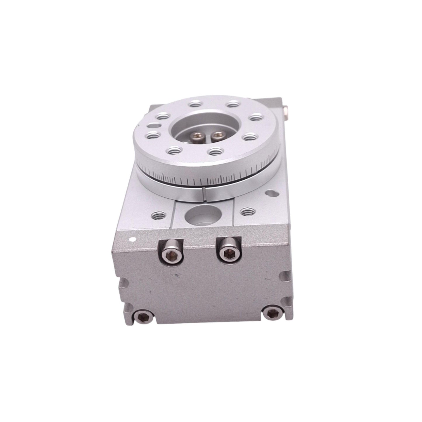 Used SMC MSQB20R Rotary Cylinder, 20mm Bore, 0-190° Range, 3.66Nm 0.6MPa Max, M5