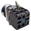 Used Schneider Electric XB4BW36B5 Illuminated Blue Pushbutton, 1NO+1NC, 24VAC/DC LED