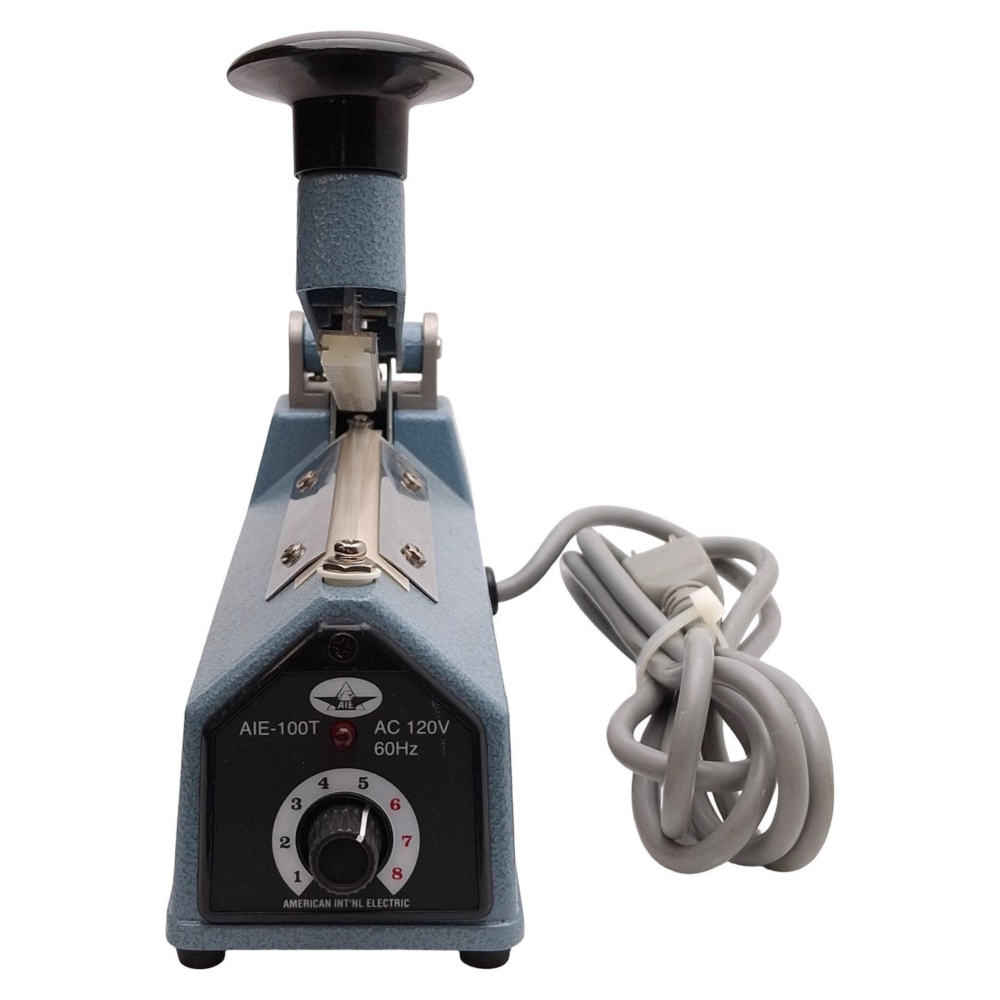 Used AIE AIE-100T Hand Operated Impluse Sealer, 4in x 2mm Seal, 160W, 120VAC