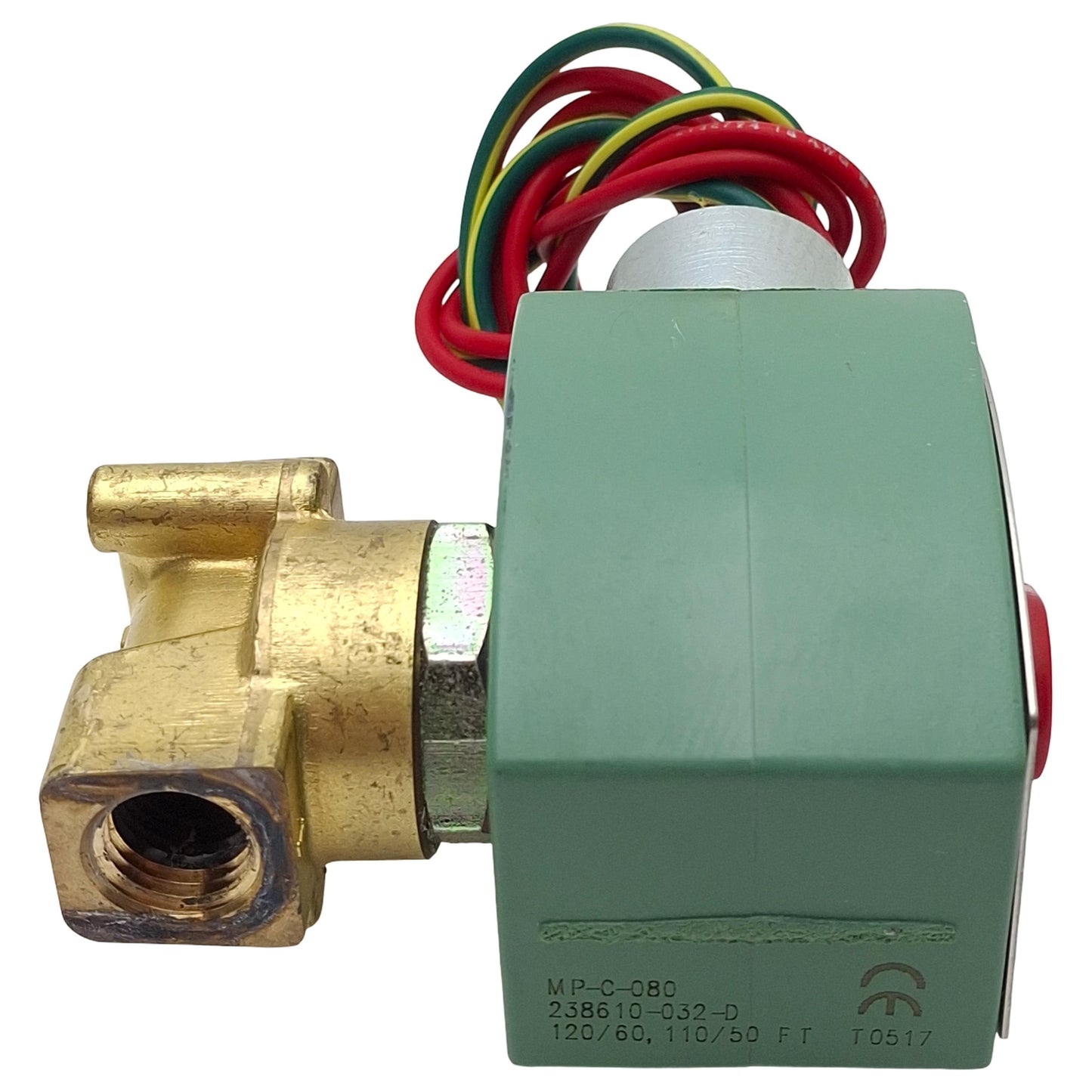 Used ASCO 8262G202 Red-Hat Solenoid Valve, 2-Way, 1/4in NPT, 200psi, 110/120VAC Coil