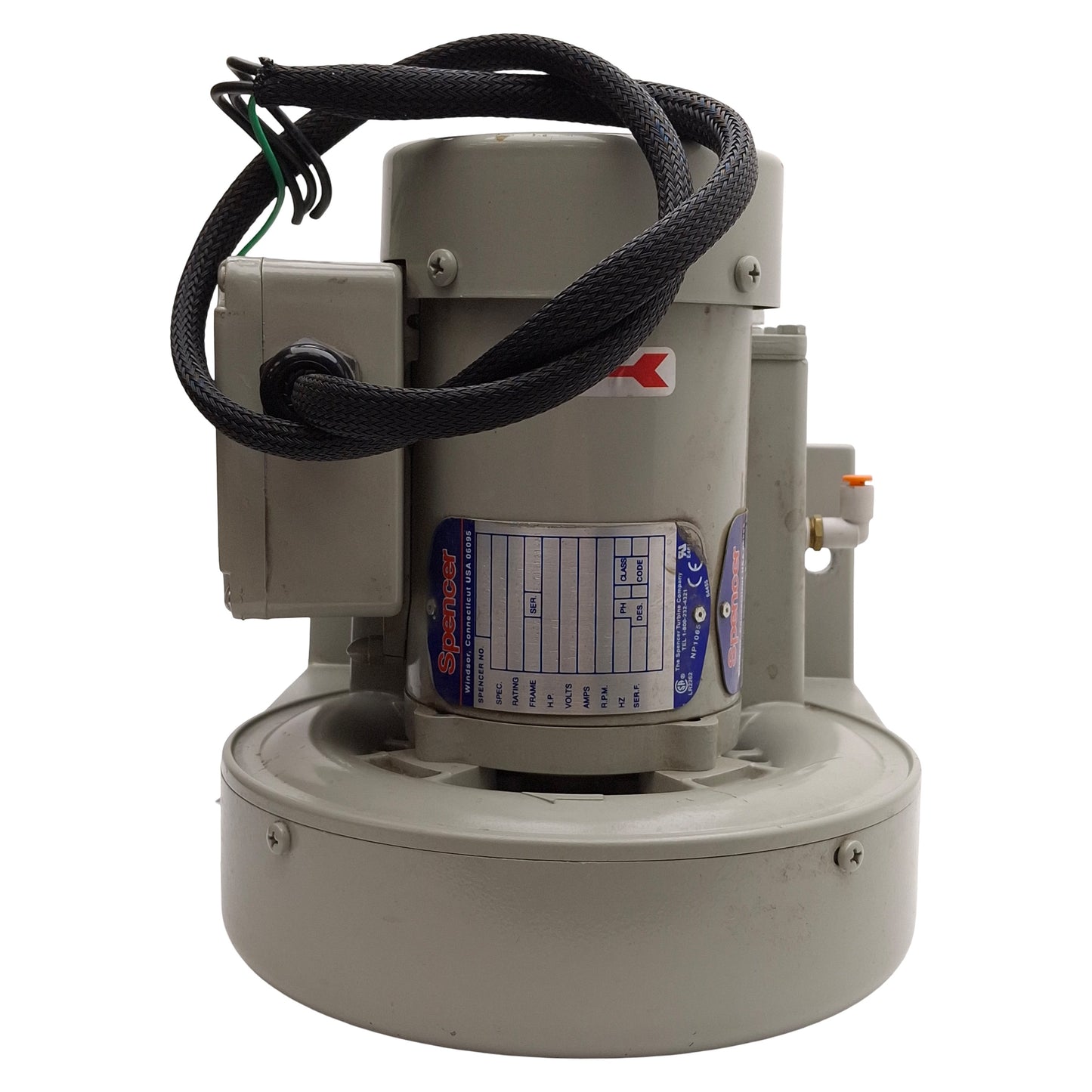 Used Dri-Air VB-001B-010 81407 Blower For ARID-X 25 Desiccant Dryer 25cfm 230/460VAC