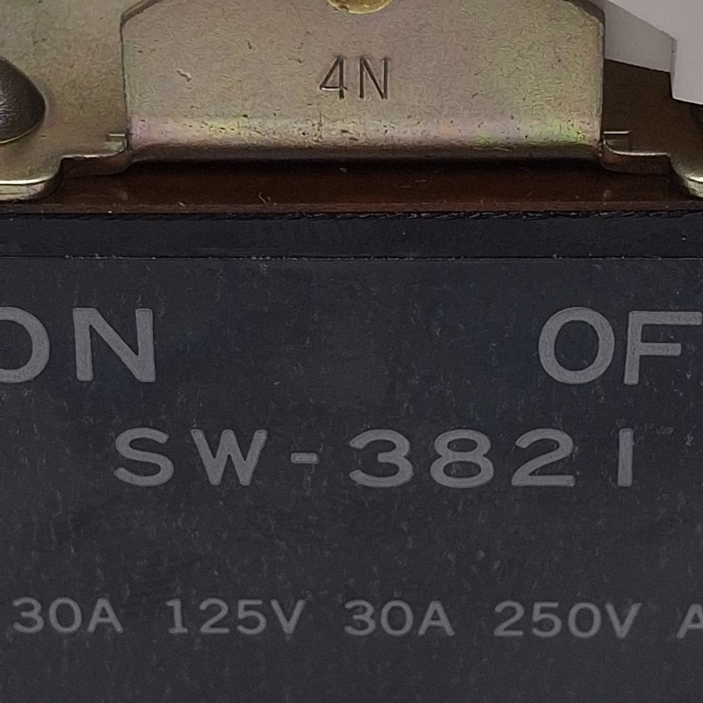 Used NKK SW-3821 High Capacity Rocker Switch, DPST ON-OFF, 30A 125VAC/30VDC