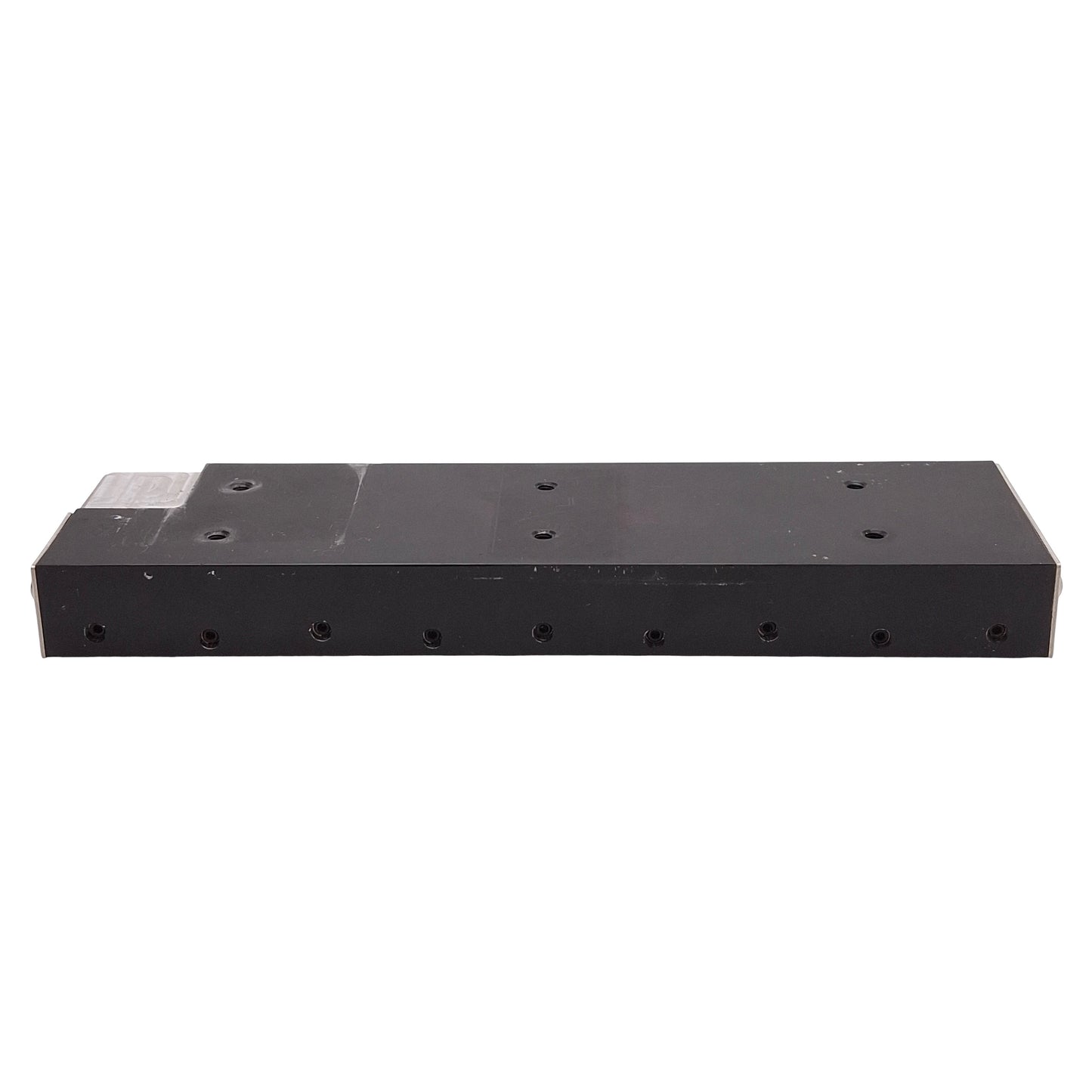 Used Del-Tron RS3-6 Crossed Roller Slide, 2.62in x 9in, 6in Travel *Milled Corner*