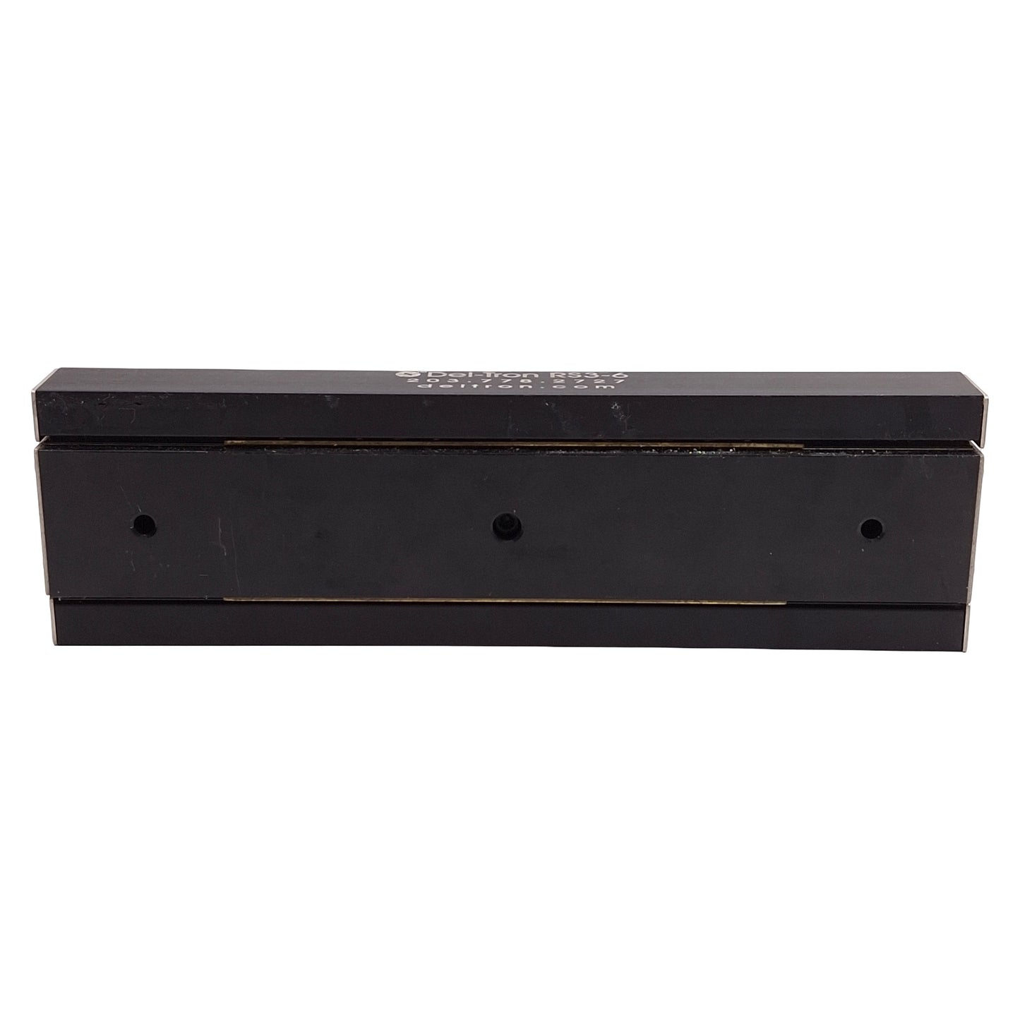Used Del-Tron RS3-6 Crossed Roller Slide, 6in Travel, 2.62in x 9in *Milled Corner*