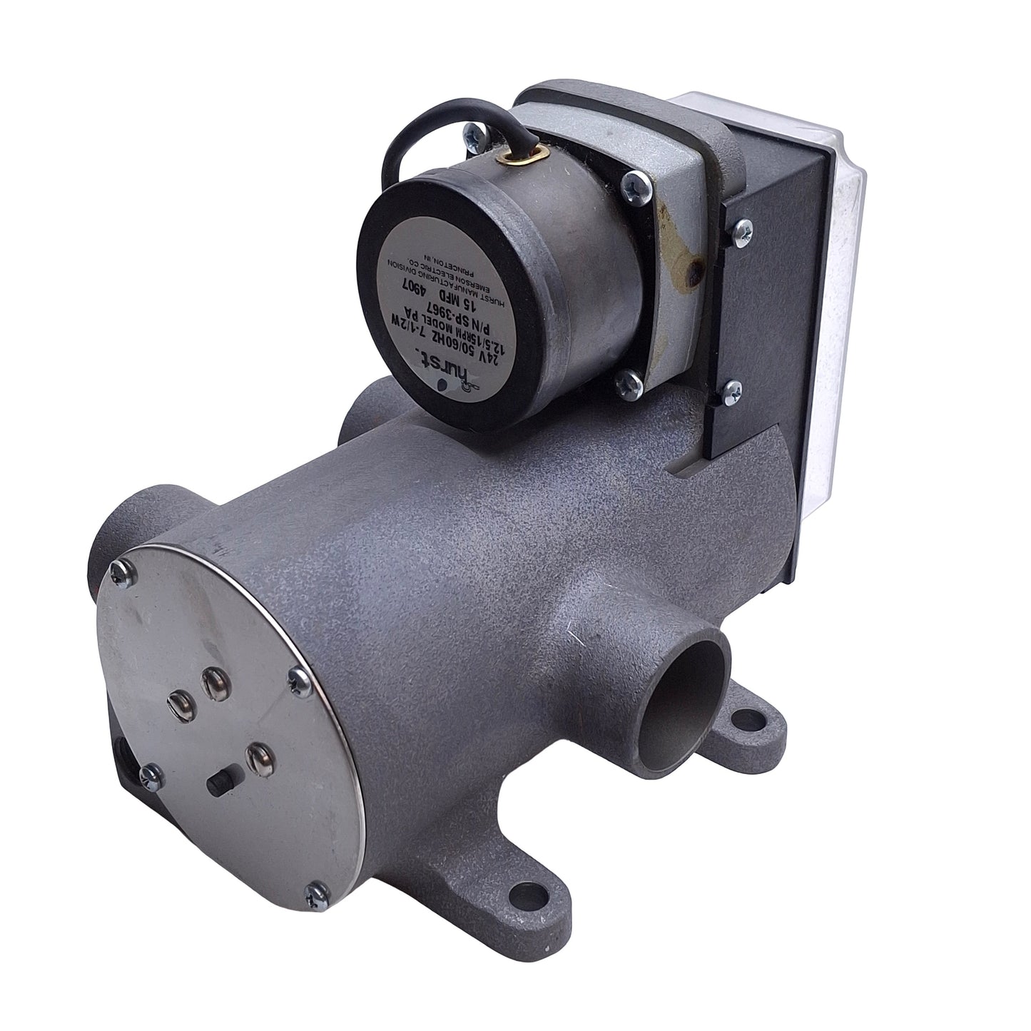 Used Dri-Air 84934 Rev 2 Actuated 2-Zone Valve For Dryer w/Hurst SP-3910 Motor 24VAC