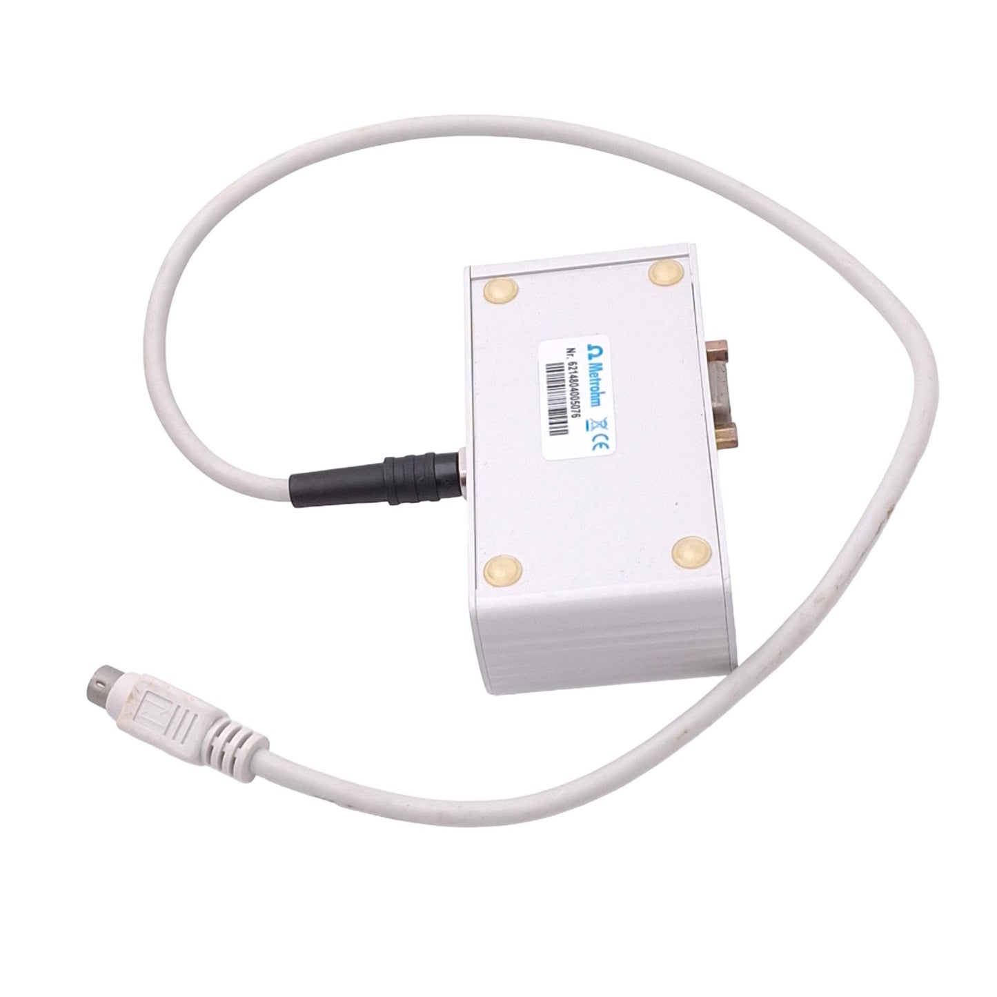 Used Metrohm 6.2148.040 Adapter Box for Dosino 700 Dosing Unit, D-Sub 9-Pin Port