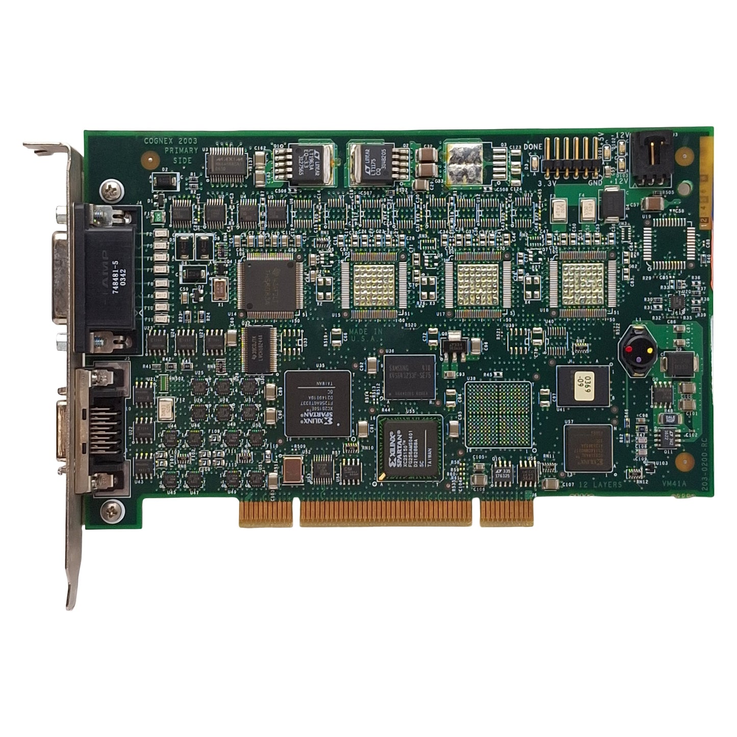Used Cognex 203-0200-RC In-Sight Frame Grabber Card, PCI, HD DB26, MDR 20-Pin