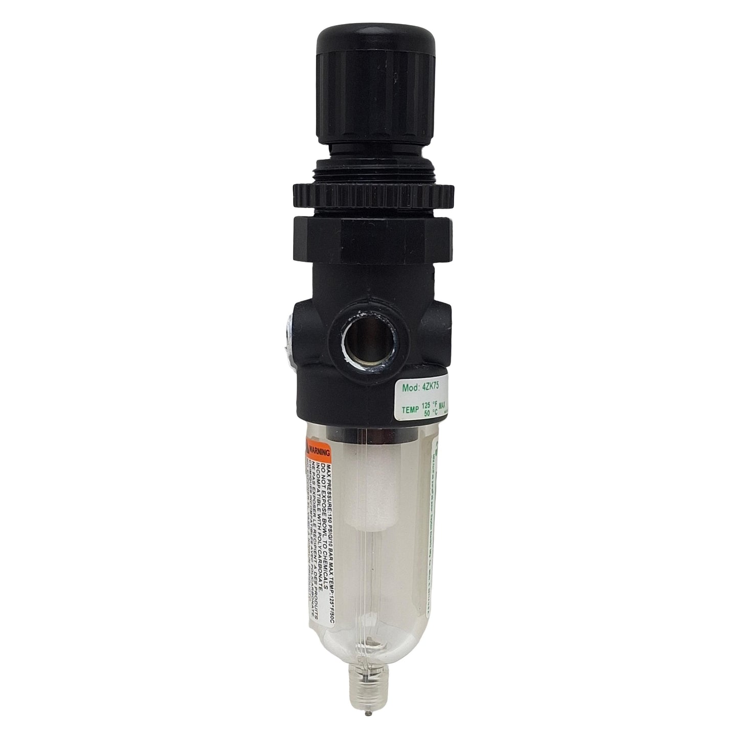 Used Speedaire 4ZK75 Pneumatic Filter Regulator, 1/4in NPT, 14cfm, 5µm, 150psi Max
