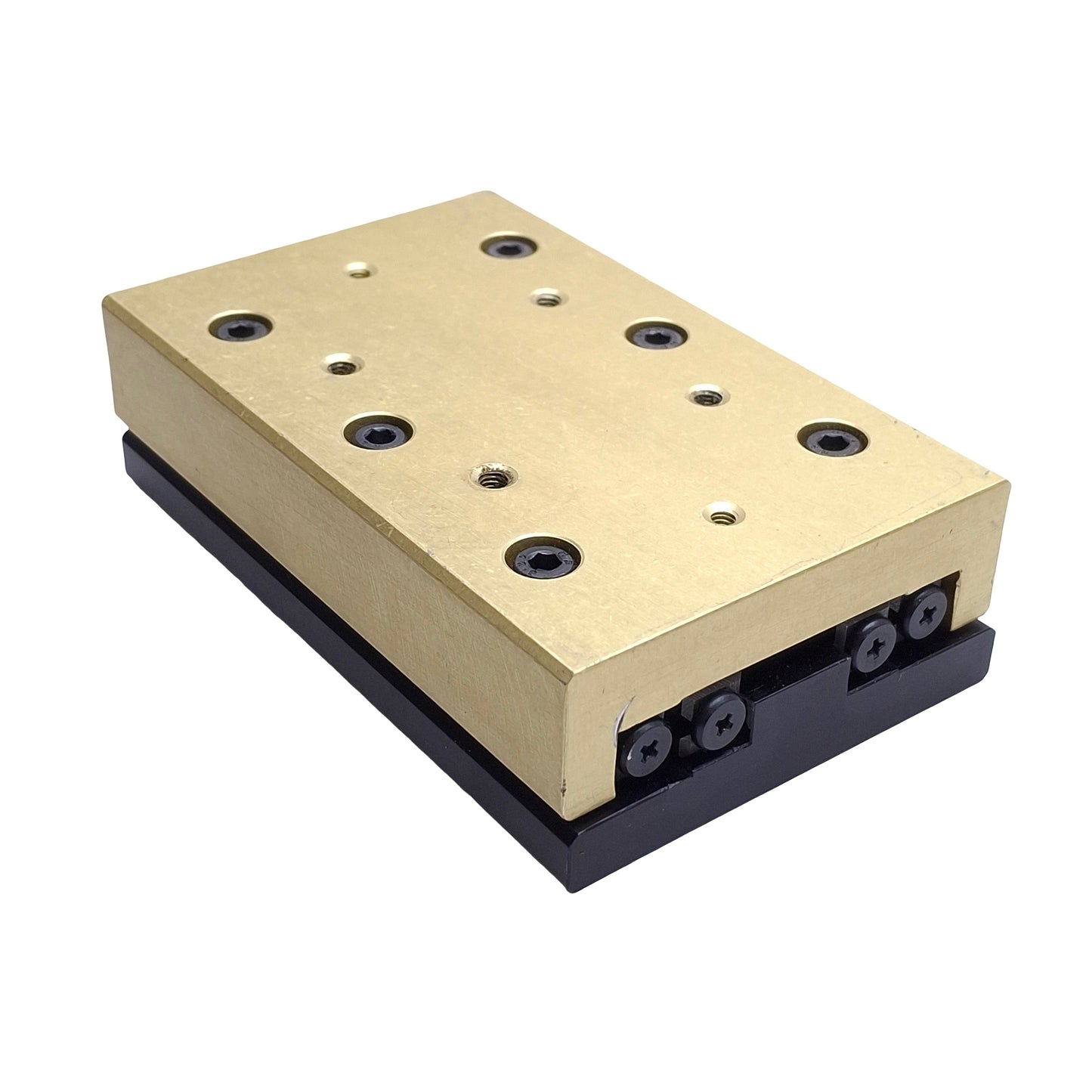 Used Deltron NBT-4125A Crossed Roller Slide, Travel: 80mm, 125mm x 80mm x 35mm