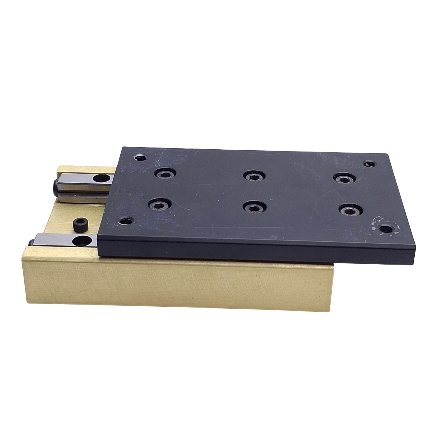 Used Deltron NBT-4125A Crossed Roller Slide, Travel: 80mm, 125mm x 80mm x 35mm