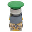 Used EAO 704.900.1 Green Momentary Push Button Switch, ø22mm, 1NO, 10A 600VAC Max