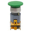 Used EAO 704.900.1 Green Momentary Push Button Switch, ø22mm, 1NO, 10A 600VAC Max