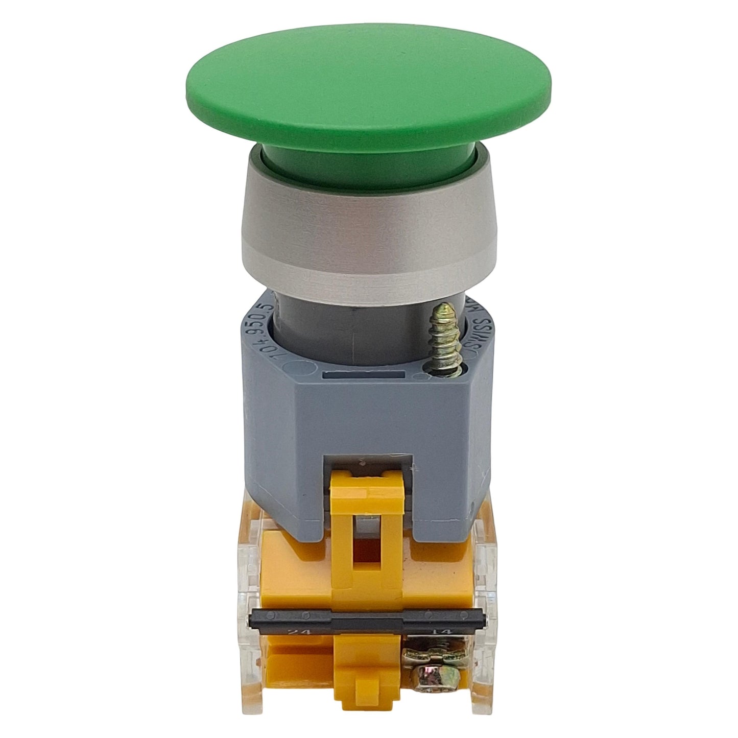 Used EAO 704.900.1 Green Momentary Push Button Switch, ø22mm, 1NO, 10A 600VAC Max