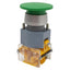 Used EAO 704.900.1 Green Momentary Push Button Switch, ø22mm, 1NO, 10A 600VAC Max