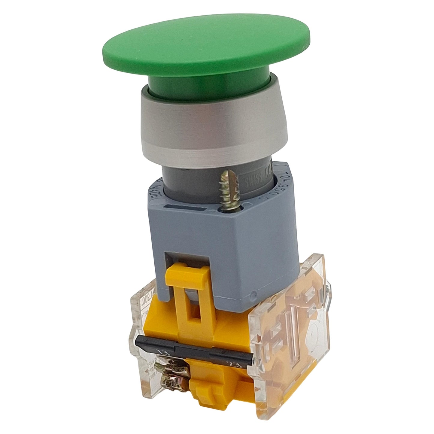 Used EAO 704.900.1 Green Momentary Push Button Switch, ø22mm, 1NO, 10A 600VAC Max