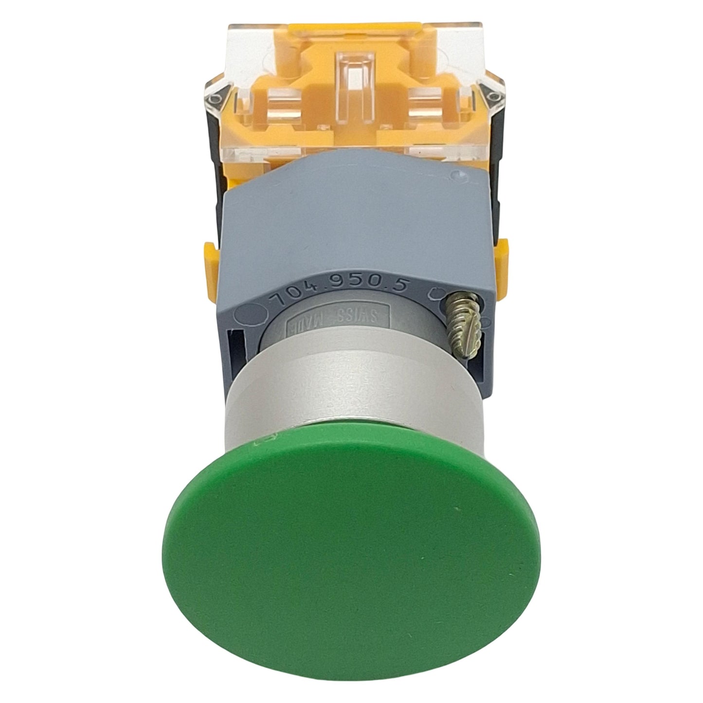 Used EAO 704.900.1 Green Momentary Push Button Switch, ø22mm, 1NO, 10A 600VAC Max