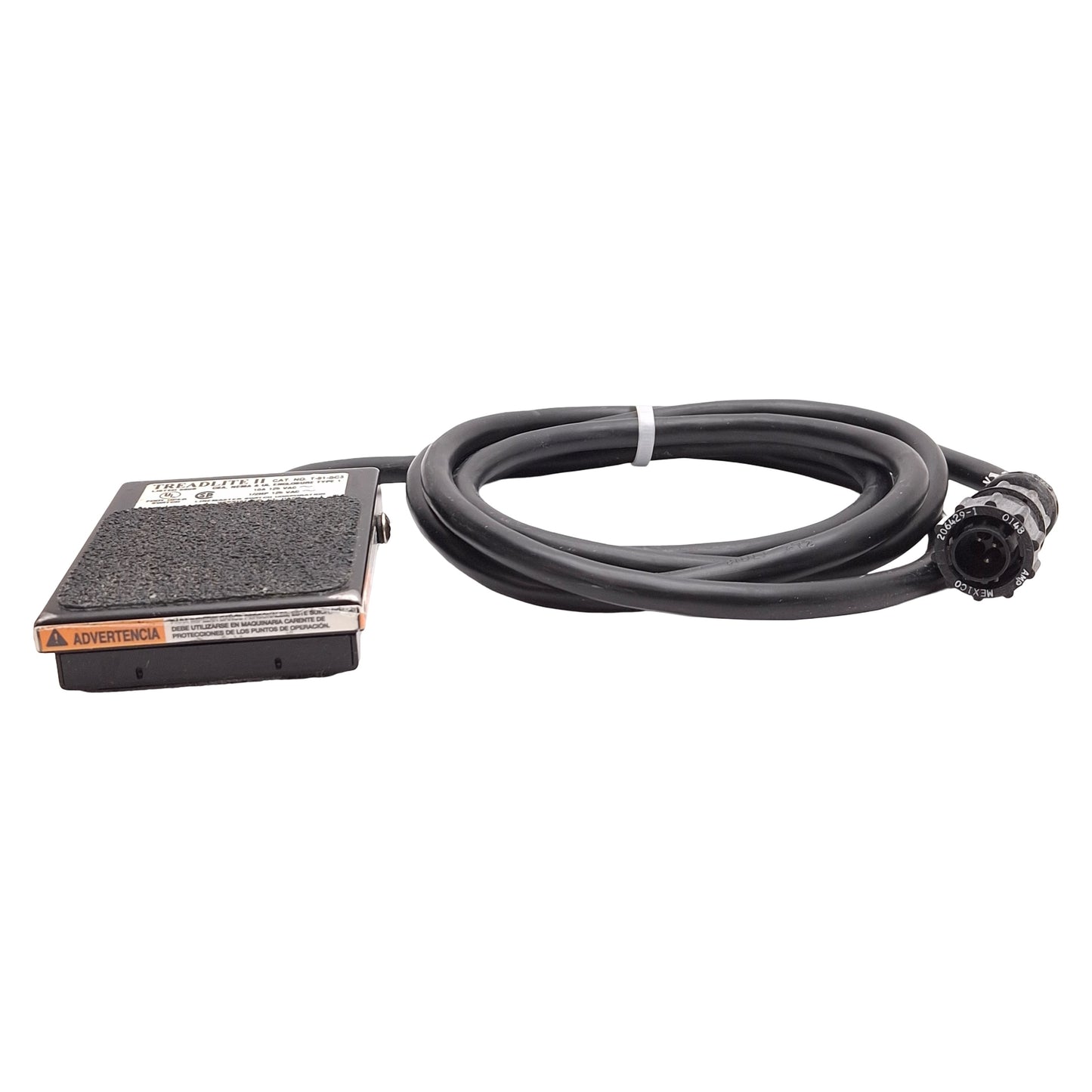 Used Linemaster T-91-SC3 Treadlite II Footswitch, 10A 125VAC, AMP 4-Position 3-Pin