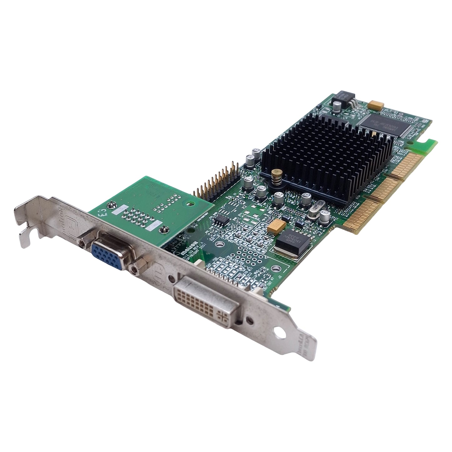 Used Matrox G55+MDHA32DB Video Card 32MB DDR Memory, 2048x1536/1600x1200, ATX