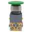 Used EAO 704.900.5 Green Momentary Push Button Switch, ø22mm, 1NC/1NO, 10A 500VAC Max
