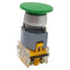 Used EAO 704.900.5 Green Momentary Push Button Switch, ø22mm, 1NC/1NO, 10A 500VAC Max