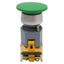 Used EAO 704.900.5 Green Momentary Push Button Switch, ø22mm, 1NC/1NO, 10A 500VAC Max