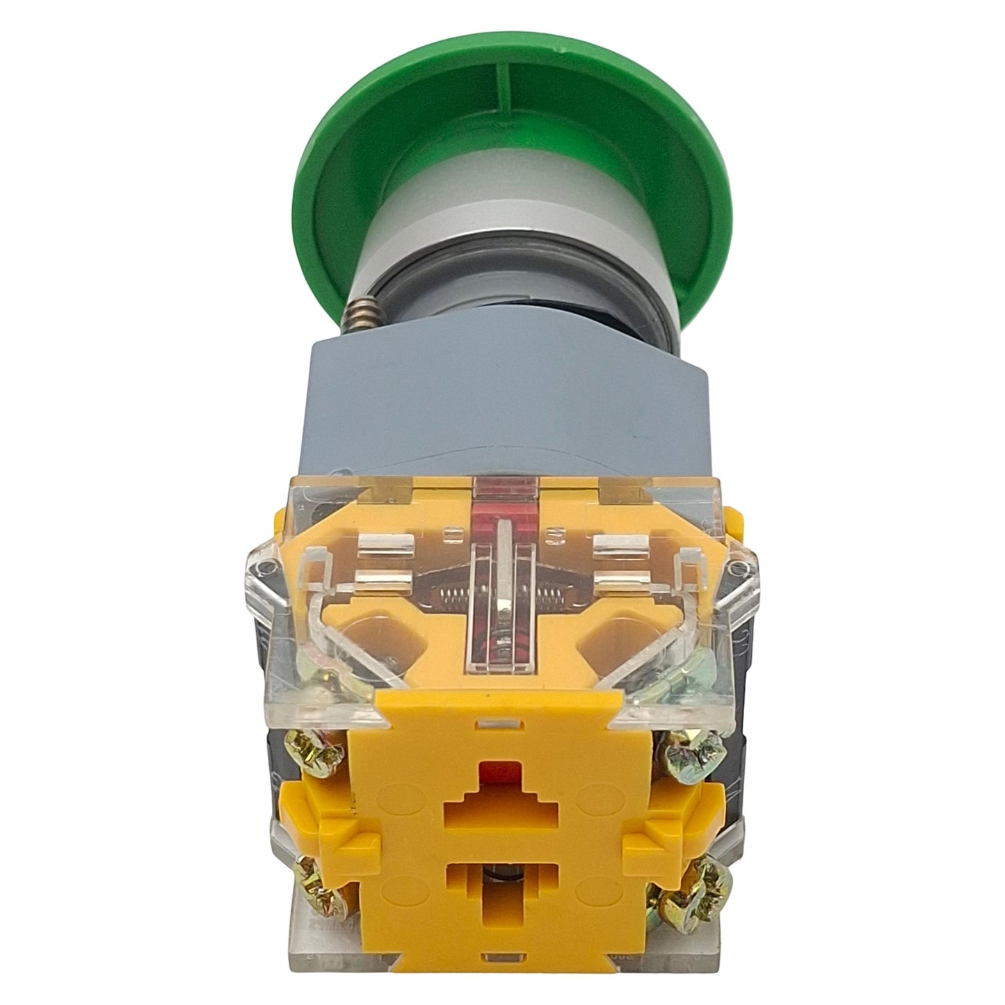 Used EAO 704.900.5 Green Momentary Push Button Switch, ø22mm, 1NC/1NO, 10A 500VAC Max