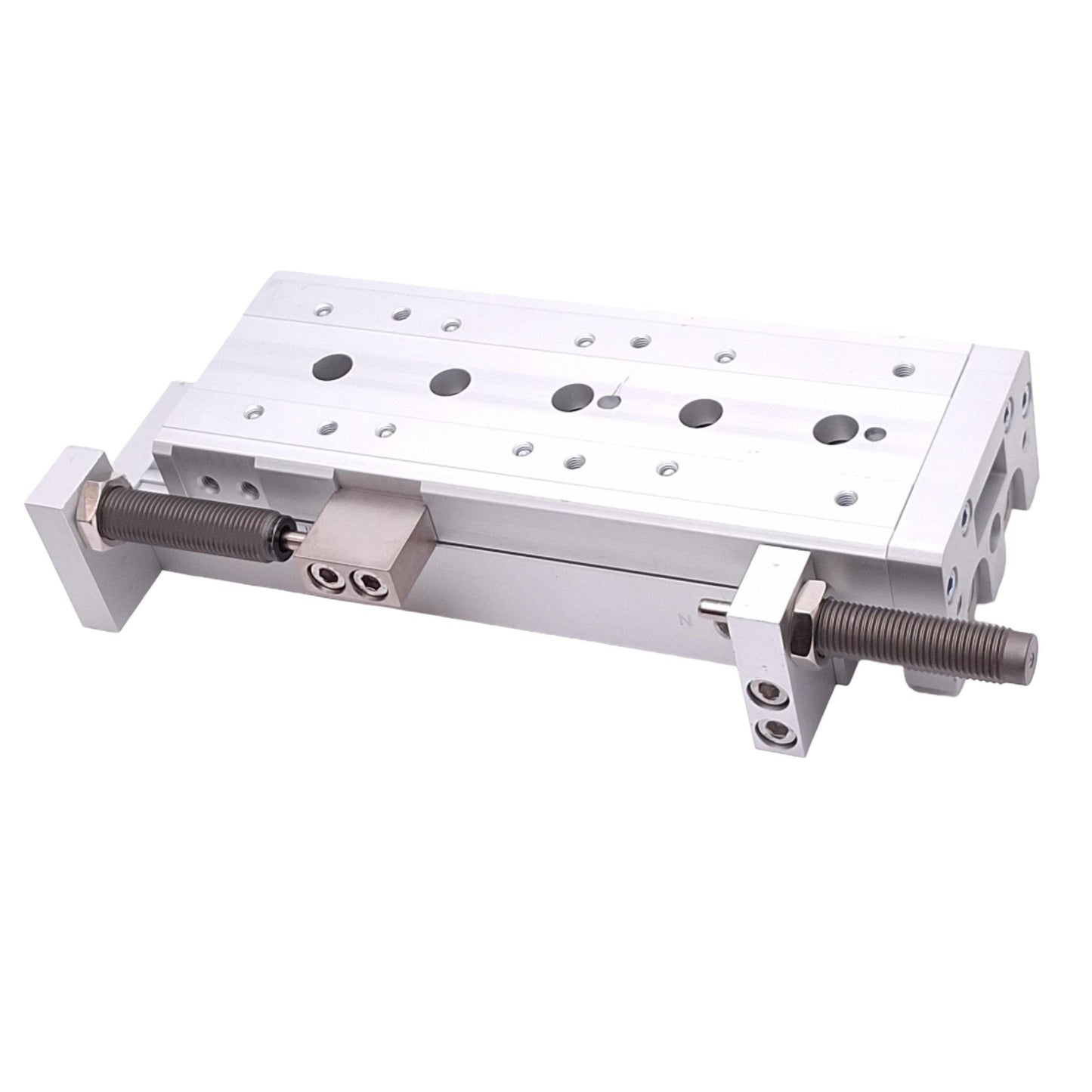 Used SMC MXS20TN-100 Guided Cylinder, 20mm Bore, 100mm Stroke, 1/8 NPT, 0.7MPa