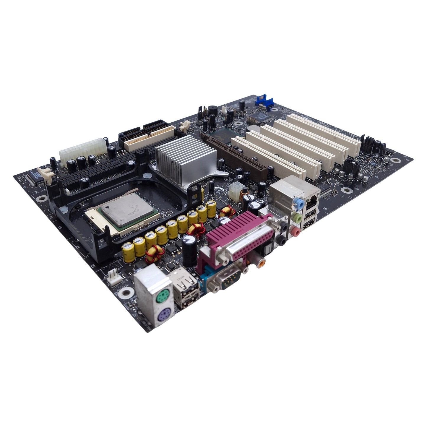Used Intel D845PEBT2 Motherboard w/Intel Pentium 4 2.66GHz Processor, 2 Memory Slots