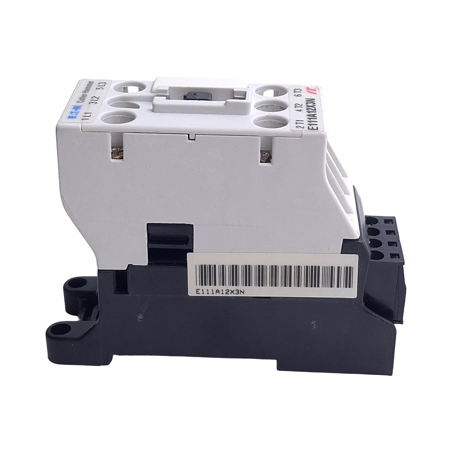 Used Eaton Cutler Hammer E111A12X3N Motor Control Contactor 12A 600VAC, 24VDC Coil