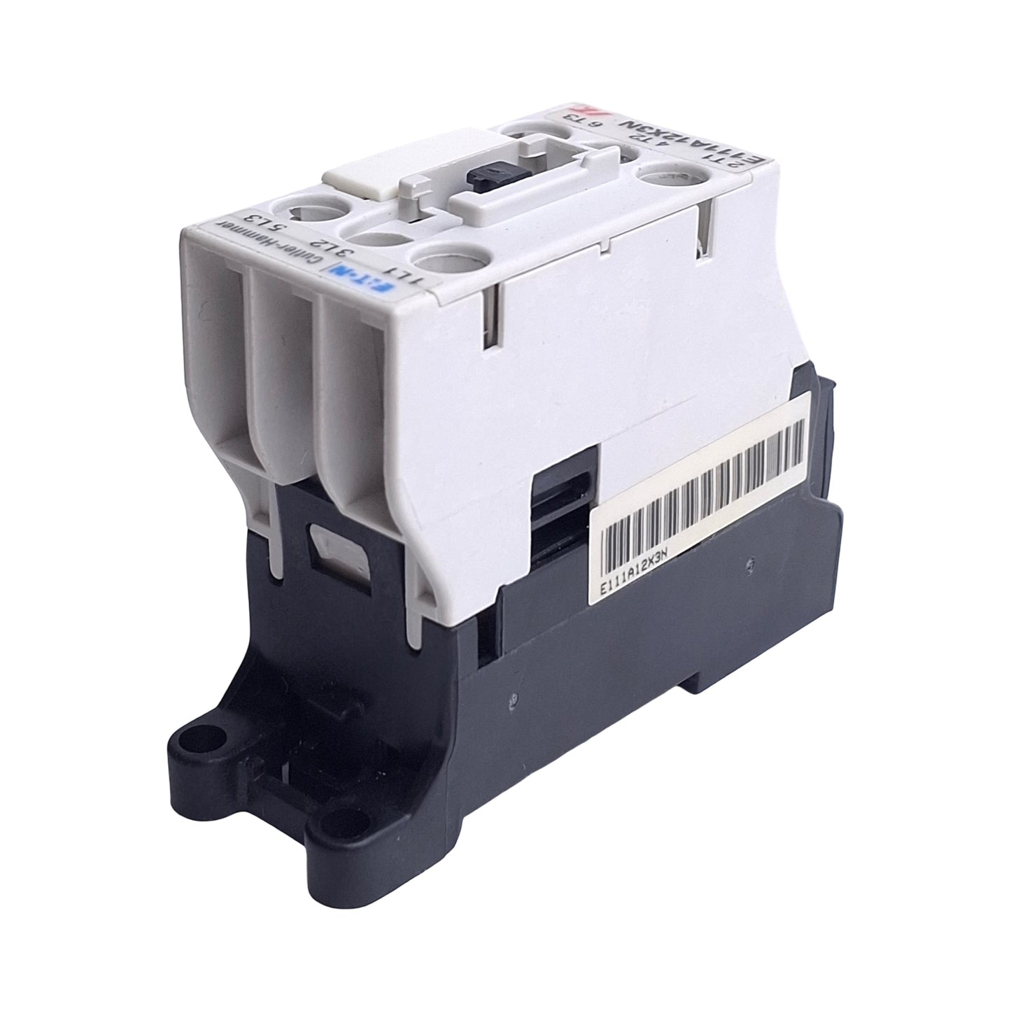 Used Eaton Cutler Hammer E111A12X3N Motor Control Contactor 12A 600VAC, 24VDC Coil