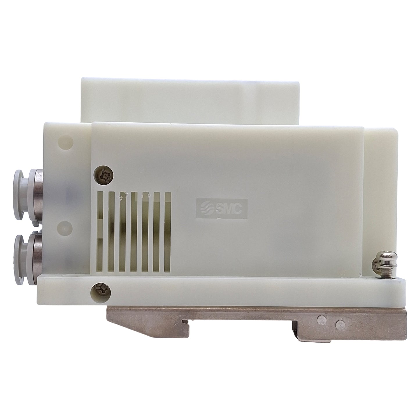 Used SMC SS5Y5-10S0-05B-C6 Manifold Base 5-Stations, ø6mm One-Touch, DIN Rail